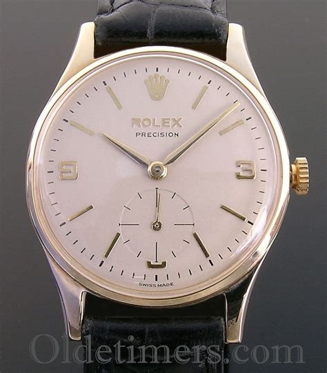 rolex precision swiss vintage gold 1960